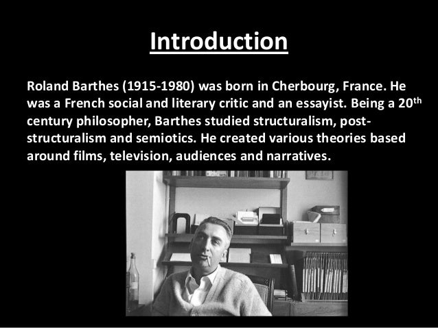 Roland Barthes, Structuralism and After